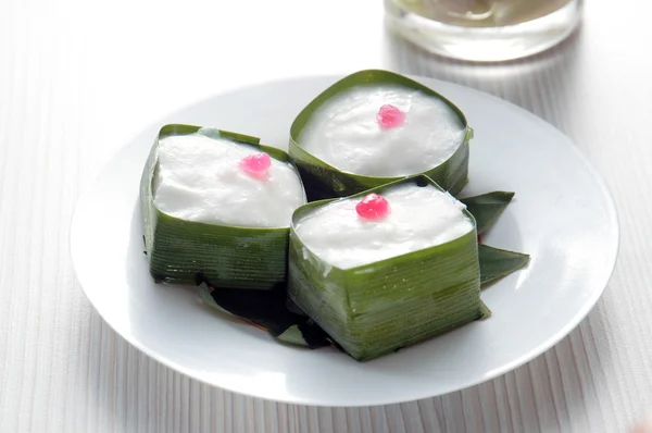 Thailändsk efterrätt. thaimat söt dessert — Stockfoto