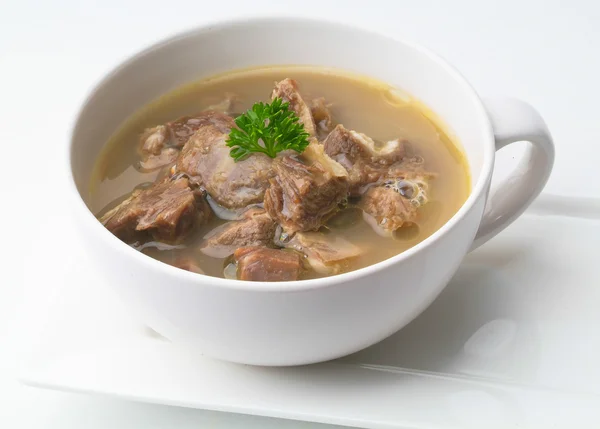 羊肉汤，汤 kambing 图库图片