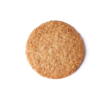 arka planda izole yulaf kurabiye