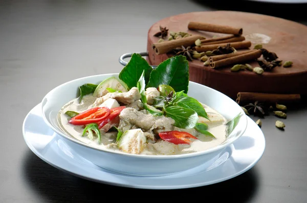 Thai green curry — Stock Photo, Image
