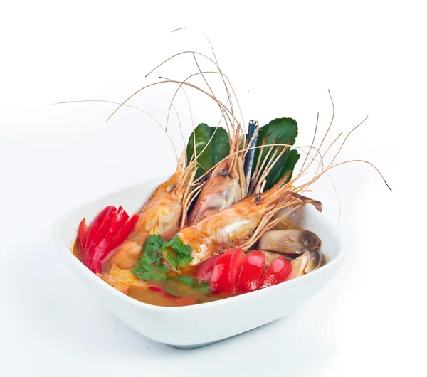 Makanan Thailand Tom Yum makanan laut — Stok Foto