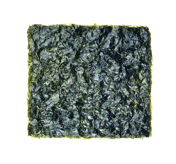海藻、背景に揚げ昆布 — ストック写真