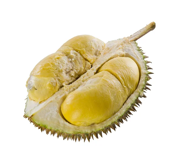 Durian, der König der Früchte Südostasiens im Hintergrund. — Stockfoto