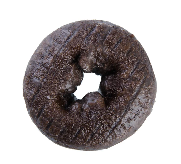 Donuts de chocolate em um contexto — Fotografia de Stock