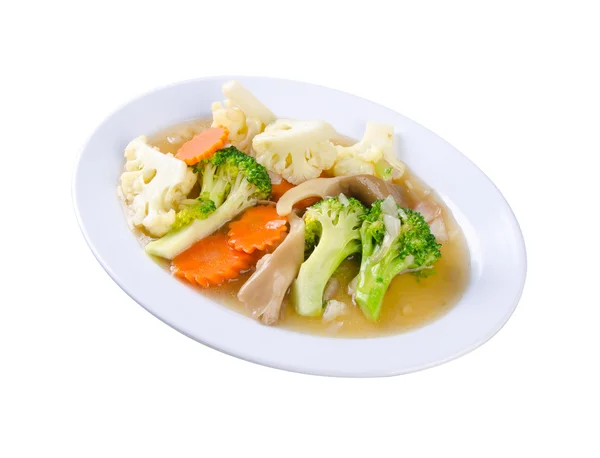 Stir Fried Vegetables on plate — Stock Photo, Image