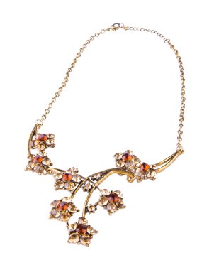 bir arka plan üzerinde güzel necklase