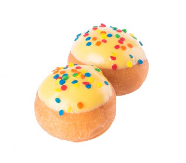 arka planda tatlı mini donut