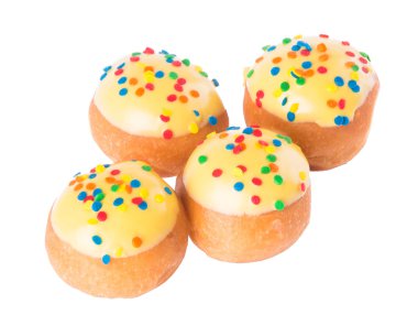 arka planda tatlı mini donut