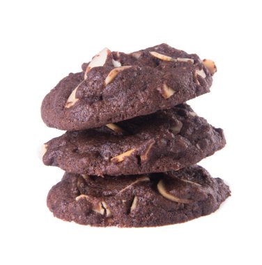 badem çikolata Çerezler özgeçmişlerine yongaları.