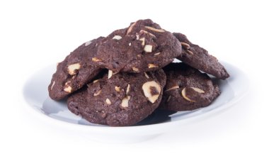 badem çikolata Çerezler özgeçmişlerine yongaları.