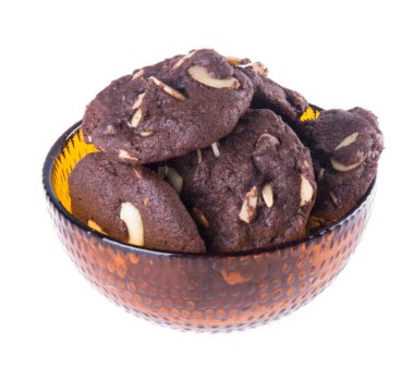 badem çikolata Çerezler özgeçmişlerine yongaları.