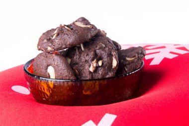 badem çikolata Çerezler özgeçmişlerine yongaları.