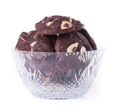 badem çikolata Çerezler özgeçmişlerine yongaları.