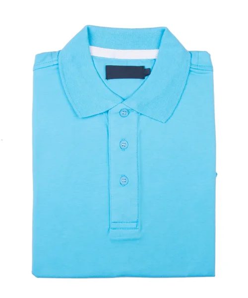 Chemise. homme plié polo sur un fond — Photo