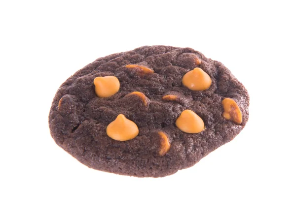 背景上のチョコレート チップ クッキー — ストック写真