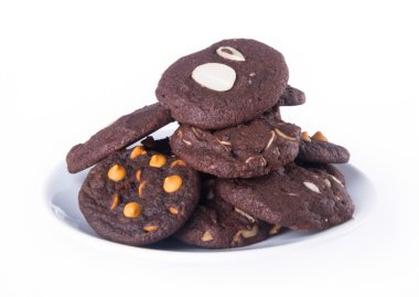 zemin üzerine çikolata Çerezler