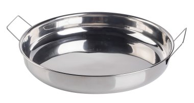 Pan. bir arka plan üzerinde tava