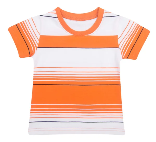 Koszula. dzieci noszą "chłopiec" na tle — Zdjęcie stockowe