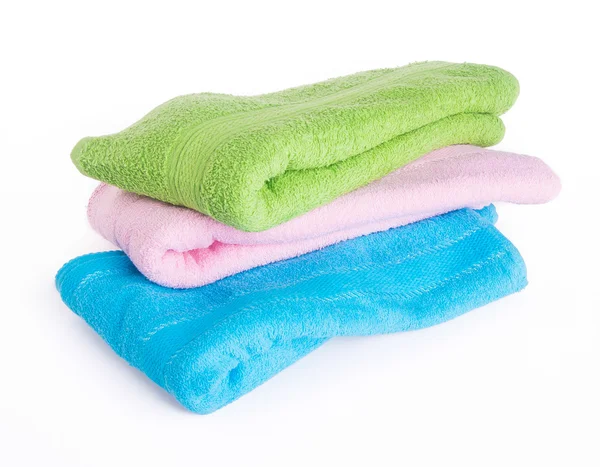 Asciugamano. asciugamano su uno sfondo — Foto Stock