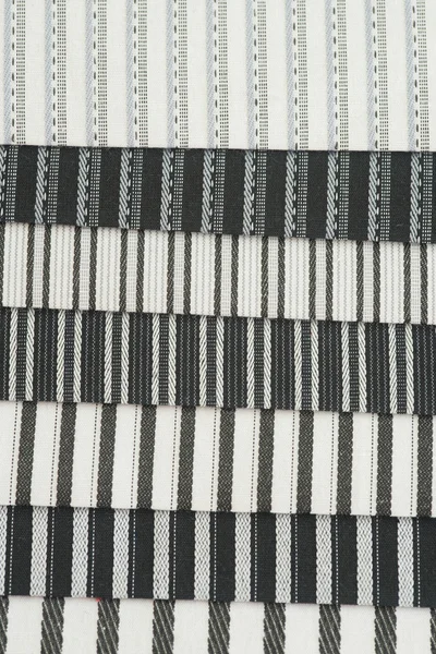 Текстуровані смугасті бавовняні тканини годинник — стокове фото
