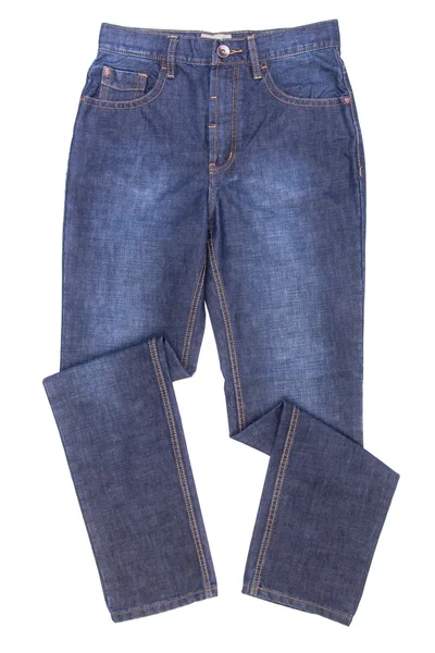 Джинси. сині джинси на тлі — стокове фото