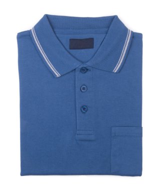 gömlek. erkek polo gömlek bir arka plan üzerinde katlanmış.