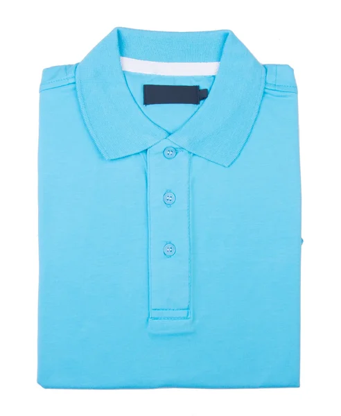 Chemise. homme plié polo sur un fond — Photo