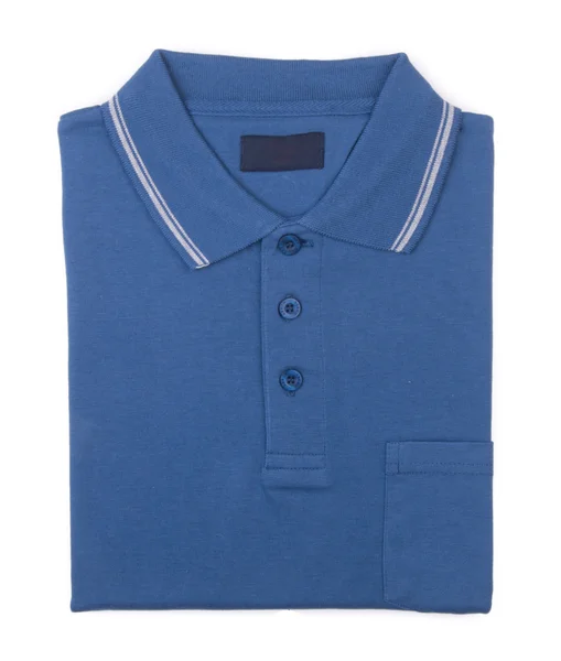 Chemise. homme plié polo sur un fond — Photo