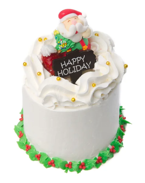 Taart, christmas ice cream cake — Stockfoto