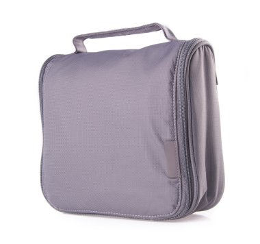 bir arka plan üzerine tuvalet çantası