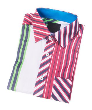 gömlek. bir arka plan üzerinde katlanmış erkek gömlek