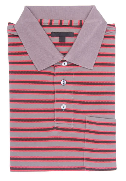 Chemise. homme plié polo sur un fond — Photo