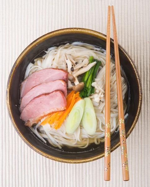 Japanese cuisine. udon on the background — Stock Photo, Image