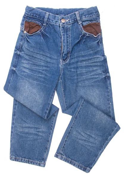 Jeans. children's jeans on a background — Stock Photo, Image