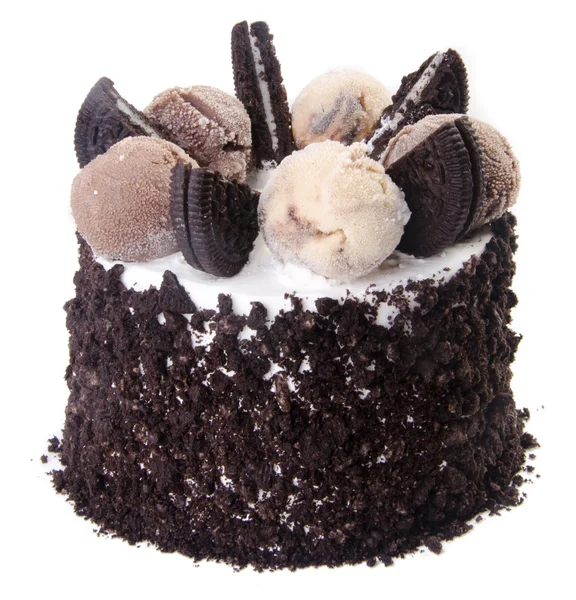 Lody. ciasto czekoladowe lody — Zdjęcie stockowe