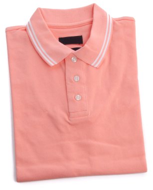 Polo gömlek beyaz zemin üzerine