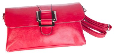 sac. sac de sac à main rouge sur fond.