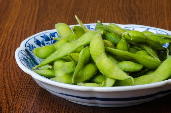 Japanese cuisine. japanese soybean on the background — Stock Photo, Image