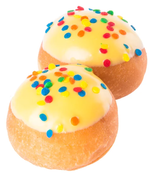 Sweet mini donut on background — Stock Photo, Image