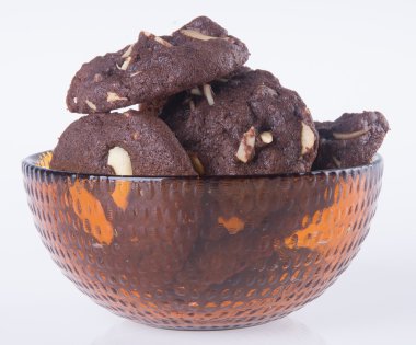 badem çikolata Çerezler özgeçmişlerine yongaları.