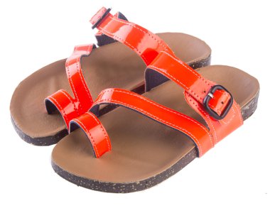 arka planda kadın moda sandal