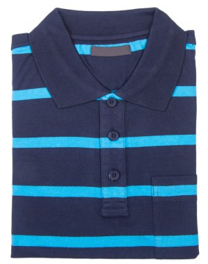 gömlek. erkek polo gömlek bir arka plan üzerinde katlanmış.