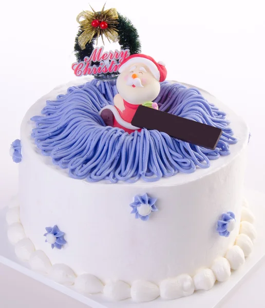 Cake, Christmas ice cream cake — Stock Photo, Image