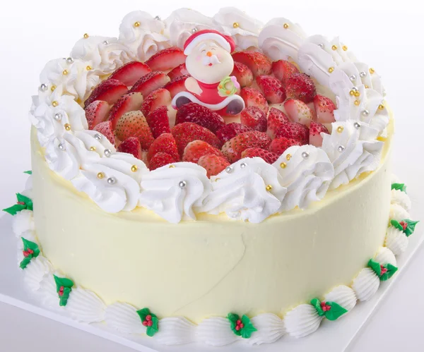 Taart, christmas ice cream cake — Stockfoto