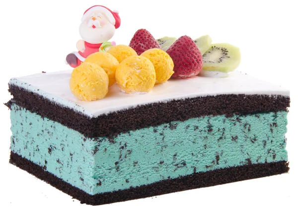 Taart, christmas ice cream cake — Stockfoto