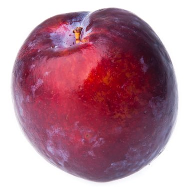 Erik. arka planda olgun Erik meyve