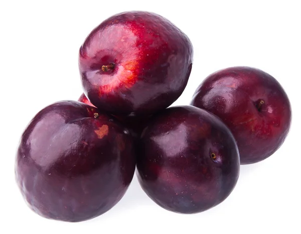 Plum. Ripe plum fruit on background — Stock Photo, Image