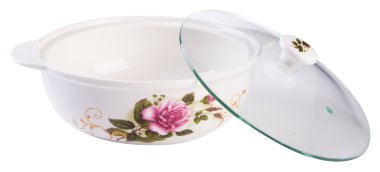 kase. Beyaz seramik kase yemek