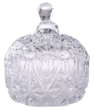 kavanoz. bir arka plan üzerinde kristal kavanoz.