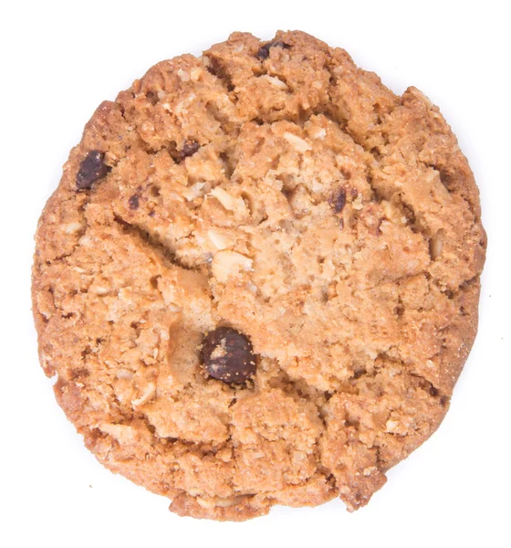 Cookies. choklad cookies i bakgrunden — Stockfoto